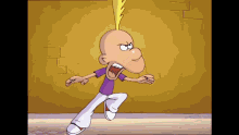 Gif animé de Titeuf gardien de but